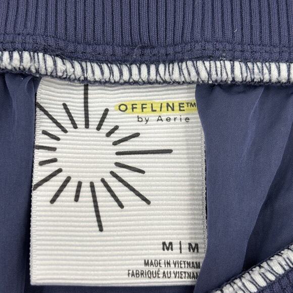 Aerie Offline Skirt Size M Blue Drawstring Pockets Casual Athletic Beach Coverup - Picture 4 of 9